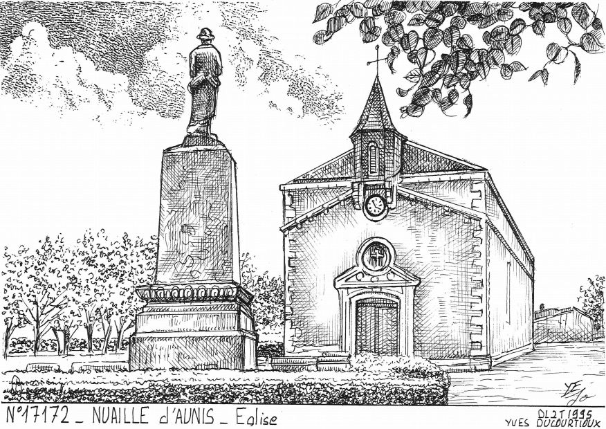 N 17172 - NUAILLE D AUNIS - église